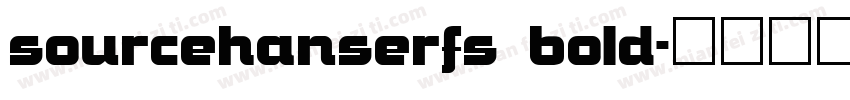 sourcehanserfs bold字体转换